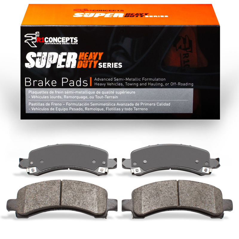 Cadillac Escalade Brake Pads - Rear - R1 Concepts - Super Duty - `02-`14